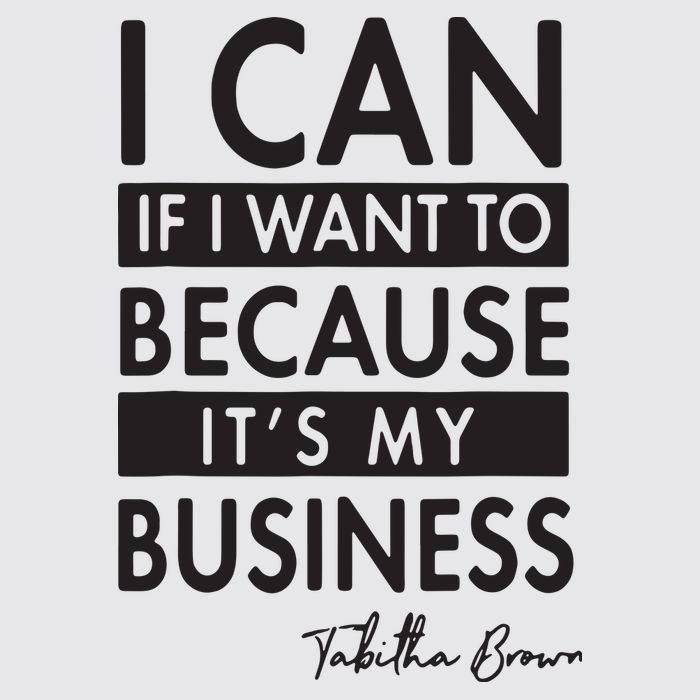 I Can If I Want To Because Its My Business Womens Funnel Neck Pullover Hood