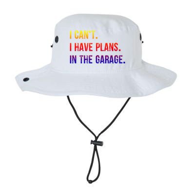 I Cant I Have Plans In The Garage Gift Legacy Cool Fit Booney Bucket Hat