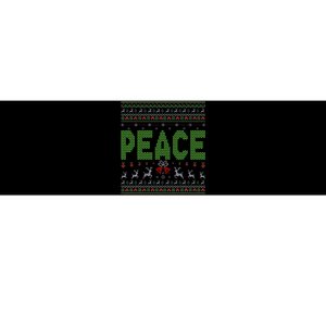 I Come In Peace Im Peace Matching Ugly Christmas Bumper Sticker