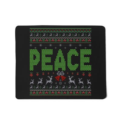 I Come In Peace Im Peace Matching Ugly Christmas Mousepad