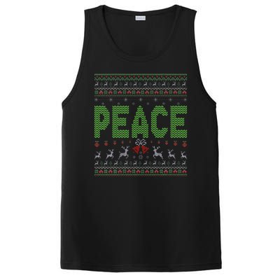 I Come In Peace Im Peace Matching Ugly Christmas PosiCharge Competitor Tank