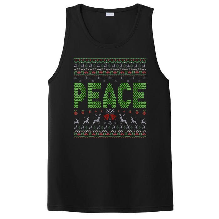 I Come In Peace Im Peace Matching Ugly Christmas PosiCharge Competitor Tank