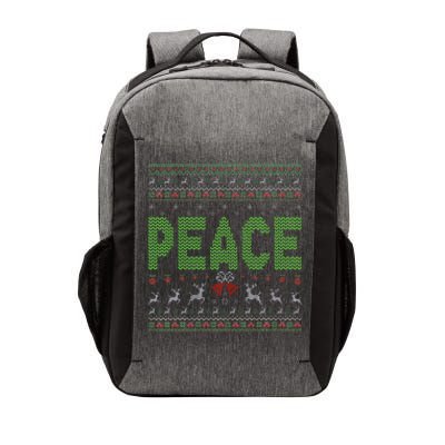 I Come In Peace Im Peace Matching Ugly Christmas Vector Backpack