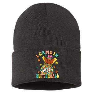 I Came In Like A Butterball Funny Turkey Thanksgiving Autumn Sustainable Knit Beanie