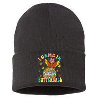 I Came In Like A Butterball Funny Turkey Thanksgiving Autumn Sustainable Knit Beanie