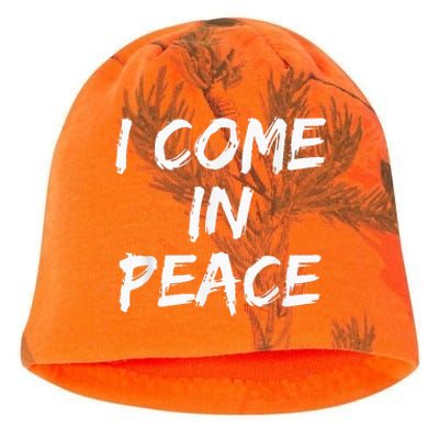 I Come In Peace IM Peace Kati - Camo Knit Beanie