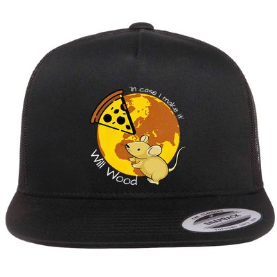 In Case I Make It Classic Will Basic Wood Flat Bill Trucker Hat
