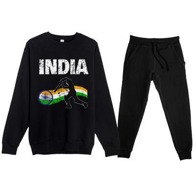 Indian Cricket Jersey Premium Crewneck Sweatsuit Set