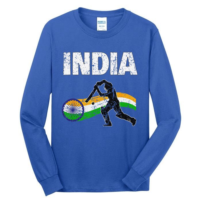 Indian Cricket Jersey Tall Long Sleeve T-Shirt