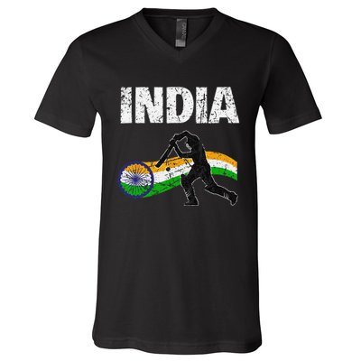 Indian Cricket Jersey V-Neck T-Shirt