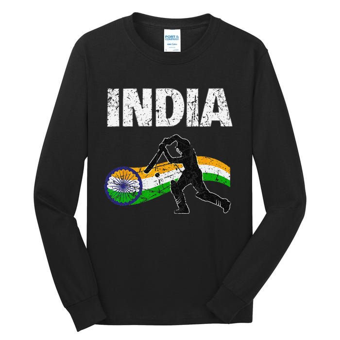 Indian Cricket Jersey Tall Long Sleeve T-Shirt