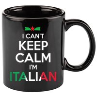 I Cant Keep Calm Im Italian Unisex 11oz C Handle Ceramic Mug