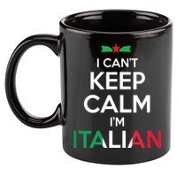 I Cant Keep Calm Im Italian Unisex 11oz C Handle Ceramic Mug