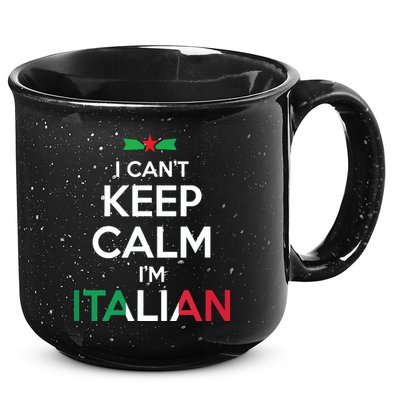 I Cant Keep Calm Im Italian Unisex 15oz Campfire Ceramic Mug