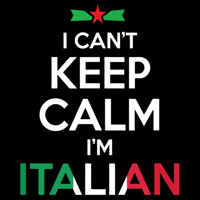 I Cant Keep Calm Im Italian Unisex Sustainable Beanie