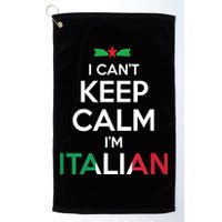 I Cant Keep Calm Im Italian Unisex Golf Towel