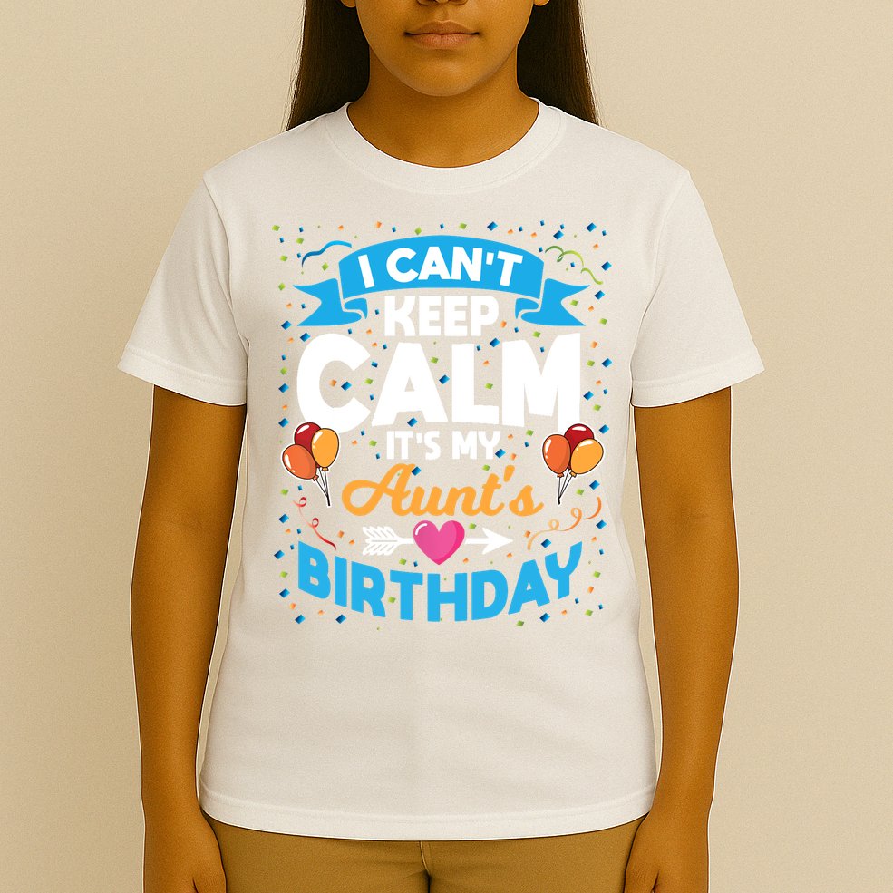I Cant Keep Calm Its My Aunt Birthday T-Shirt
