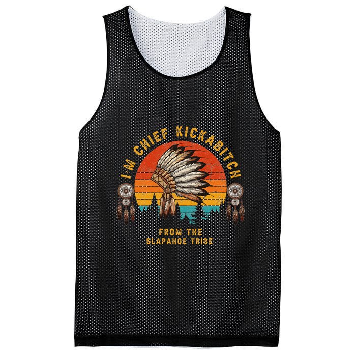 IM Chief Kickabitch From The Slapahoe Tribe Mesh Reversible Basketball Jersey Tank