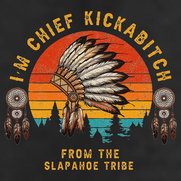 IM Chief Kickabitch From The Slapahoe Tribe Golf Towel