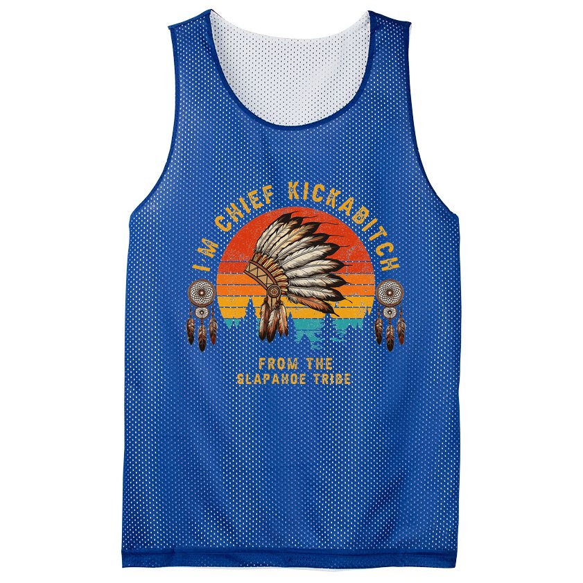IM Chief Kickabitch From The Slapahoe Tribe Mesh Reversible Basketball Jersey Tank