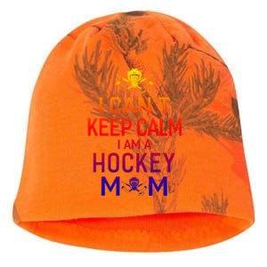 I Can't Keep Calm I Am Hockey Mom Gift Moms Gift Kati - Camo Knit Beanie