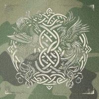 Intricate Celtic Knot With Dragon And Phoenix Legacy Tie Dye Trucker Hat