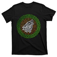 Ireland Celtic Knotwork Design Ornament Wolf Original Celtic T-Shirt