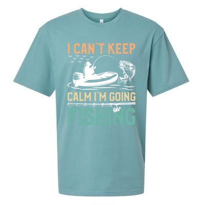 I Can’T Keep Calm I’M Going Fishing Funny Fish FatherS Day Great Gift Sueded Cloud Jersey T-Shirt