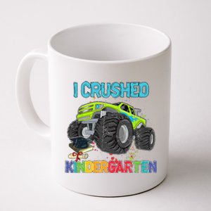 I Crushed Kindergarten Monster Truck Graduation Gifts  Coffee Mug