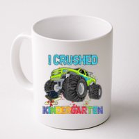 I Crushed Kindergarten Monster Truck Graduation Gifts  Coffee Mug