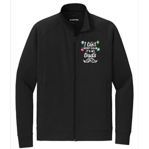 I Cant Keep Calm Its My Dads Birthday Gift Stretch Full-Zip Cadet Jacket