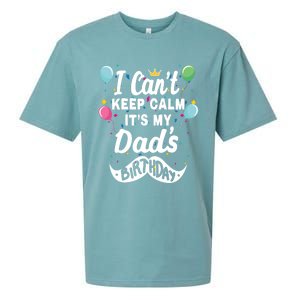 I Cant Keep Calm Its My Dads Birthday Gift Sueded Cloud Jersey T-Shirt