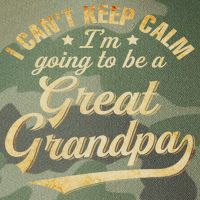 I Can't Keep Calm I'm Going To Be A Great Grandpa Legacy Tie Dye Trucker Hat