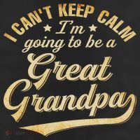 I Can't Keep Calm I'm Going To Be A Great Grandpa 25L Jumbo Tote