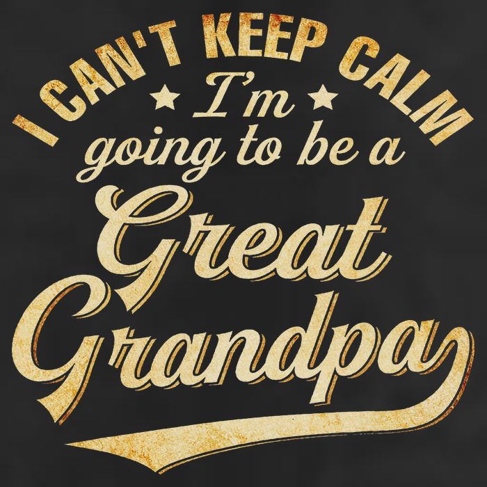 I Can't Keep Calm I'm Going To Be A Great Grandpa Golf Towel