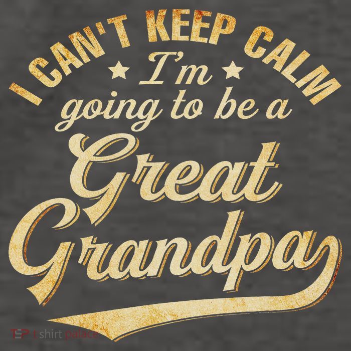 I Can't Keep Calm I'm Going To Be A Great Grandpa Vector Backpack