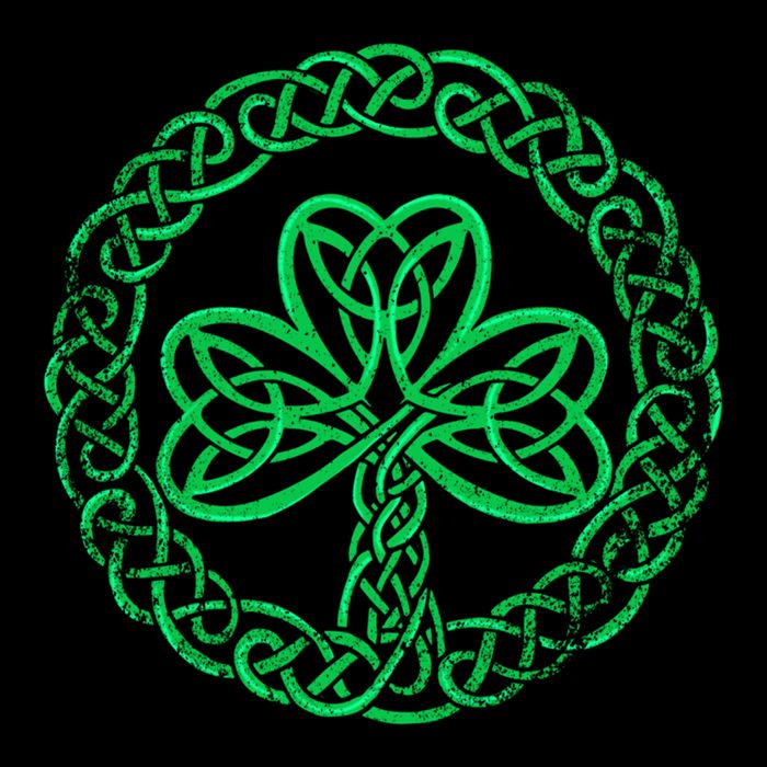 Irish Celtic Knot Shamrock Distressed Clover Gift Youth Performance Sprint T-Shirt