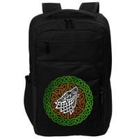 Ireland Celtic Knotwork Design Ornament Wolf Original Celtic Impact Tech Backpack