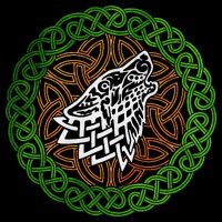 Ireland Celtic Knotwork Design Ornament Wolf Original Celtic Impact Tech Backpack