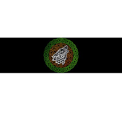 Ireland Celtic Knotwork Design Ornament Wolf Original Celtic Bumper Sticker