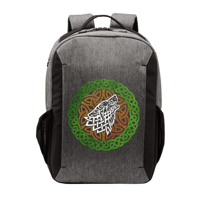 Ireland Celtic Knotwork Design Ornament Wolf Original Celtic Vector Backpack