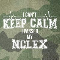 I CanT Keep Calm I Passed My Nclex Nurse Student Graduation Legacy Tie Dye Trucker Hat
