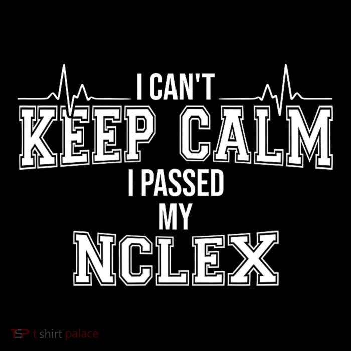 I CanT Keep Calm I Passed My Nclex Nurse Student Graduation Apron