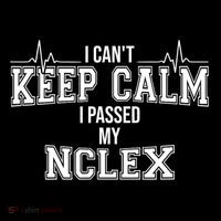 I CanT Keep Calm I Passed My Nclex Nurse Student Graduation Pom Pom 12in Knit Beanie