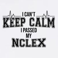I CanT Keep Calm I Passed My Nclex Nurse Student Graduation Garment-Dyed Sweatshirt