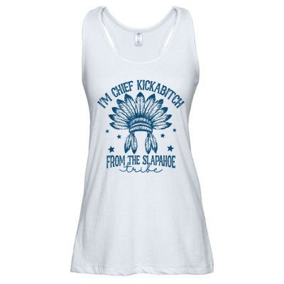 IM Chief Kickabitch From The Slapahoe Tribe Ladies Essential Flowy Tank