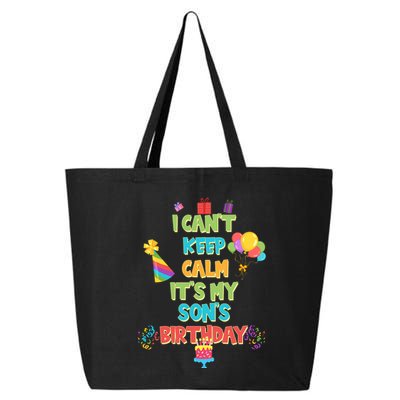 I Can't Keep Calm It's My Son's Birthday 25L Jumbo Tote