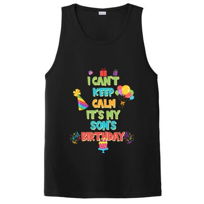 I Can't Keep Calm It's My Son's Birthday PosiCharge Competitor Tank
