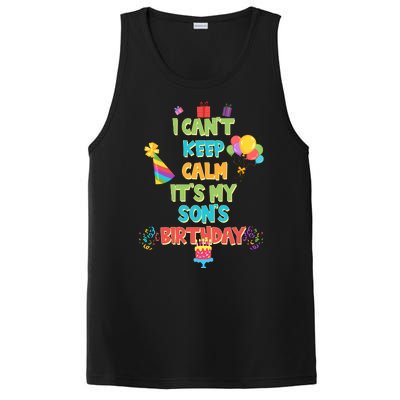 I Can't Keep Calm It's My Son's Birthday PosiCharge Competitor Tank