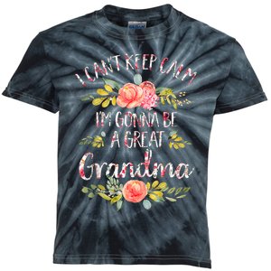 I Can_t Keep Calm I_m Gonna Be A Great Grandma Mothers Day Kids Tie-Dye T-Shirt